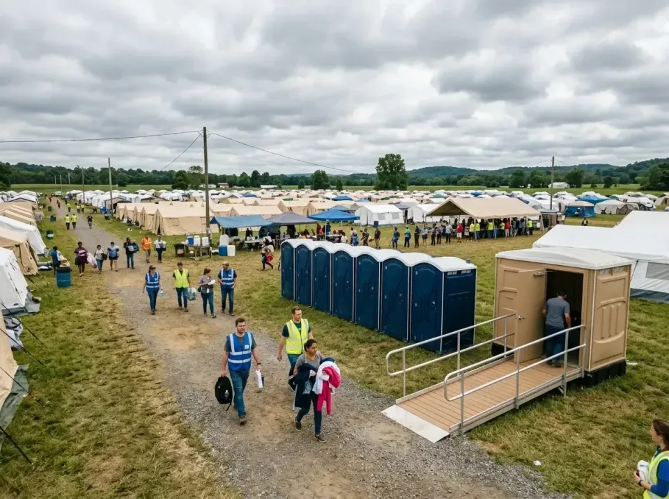 disaster-relief-camp-restrooms-010 — frequently asked questions, Dumpster & Portable Bathrooms Rental in Plainview, TN